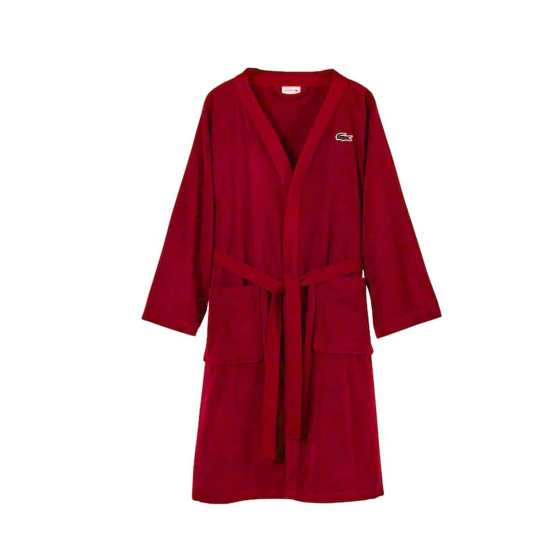 Lacoste 100% Cotton Classic Pique Bath Robe - Formula 1