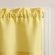 preview thumbnail 12 of 66, No. 918 Martine Microfiber Semi-Sheer Rod Pocket Kitchen Curtain Valance and Tiers Set