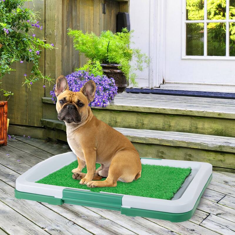 PETMAKER Artificial Grass Pee Pad Set for Dogs - Potty Training for Pets