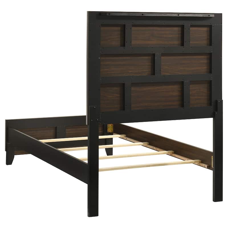 Watson Transitional Wood Panel Bed