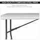 preview thumbnail 10 of 8, Costway 6' Folding Table Portable Plastic Indoor Party Dining Tables