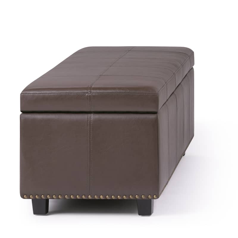 WYNDENHALL Stanford Upholstered Storage Ottoman