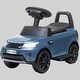 preview thumbnail 3 of 1, 6V Land Rover Kids Electric Push Car, 2-in-1 Ride-on with Music, Headlights, and Horn, for Toddlers 18-60 Months Light Blue