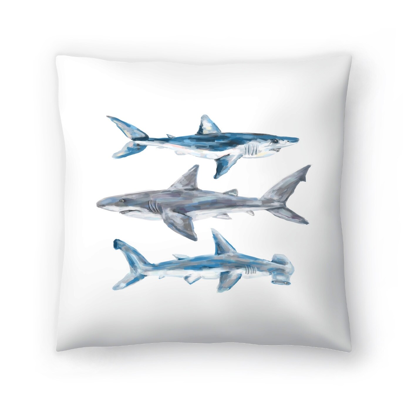 Shark online throw pillow