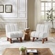 preview thumbnail 22 of 47, Art Leon Set of 2 Comfortable Armless Accent Chair Sectional