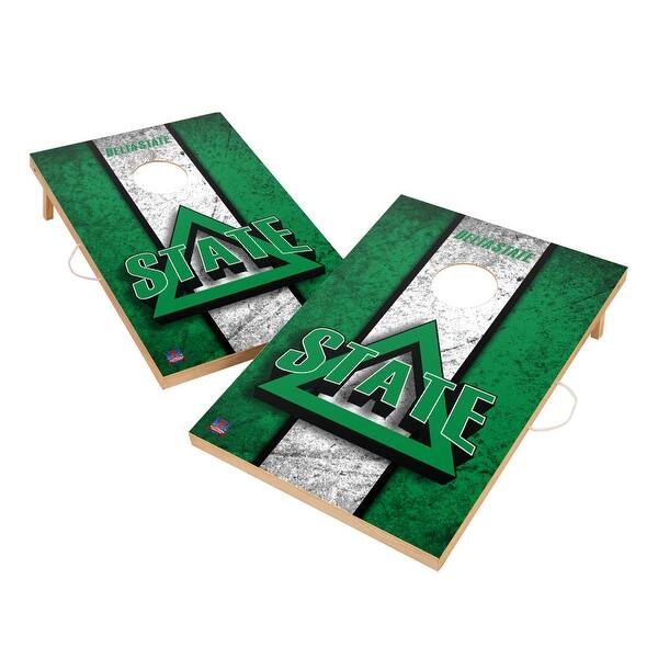 slide 2 of 5, Vintage Delta State University Statesmen Regulation 2x4 Cornhole Set
