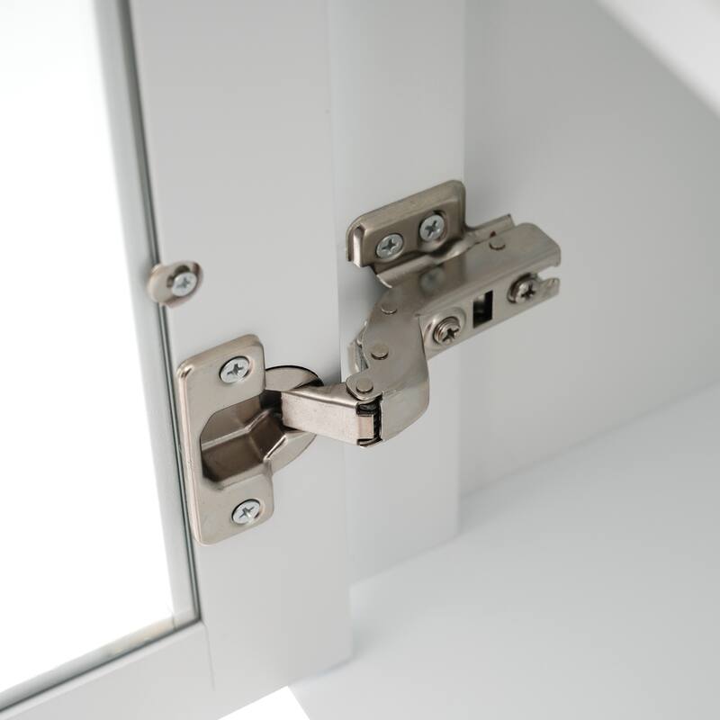 Roomfitters 70.1" Tall Freestanding Bathroom Cabinet with Glass Doors, 3 Drawers and Adjustable Shelves