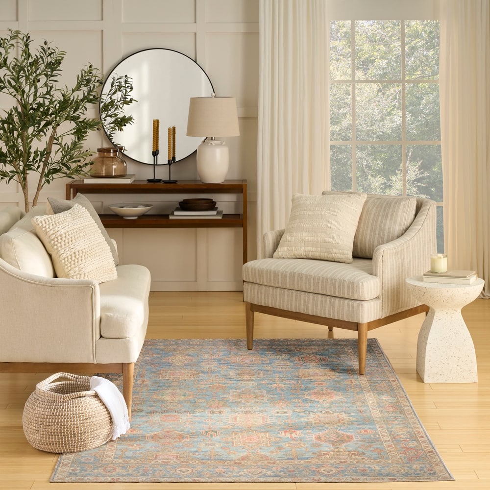 Nourison Vintage Washables Indoor only Persian Area Rug