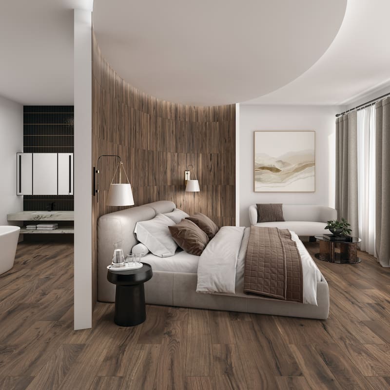Daltile Acreage 8" x 48" Porcelain Wood Look Floor Tile (6 PCS Per Carton) (15.18 SQFT Per Carton)