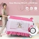 preview thumbnail 6 of 7, Costway Portable Baby Playpen Crib Cradle Changing Pad Mosquito Net