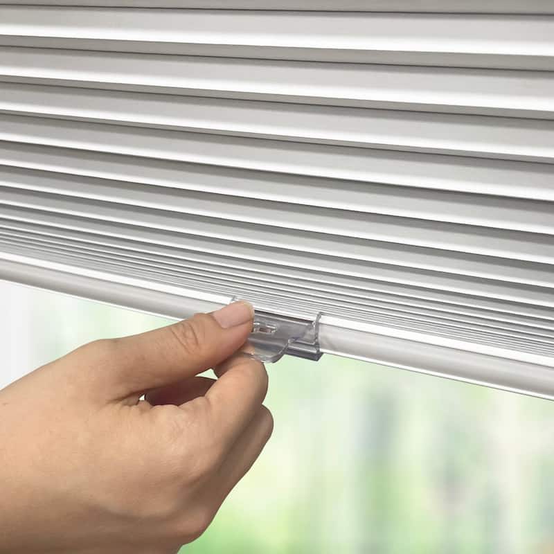 Cordless Honeycomb POSH Cellular Shades Room Darkening_White