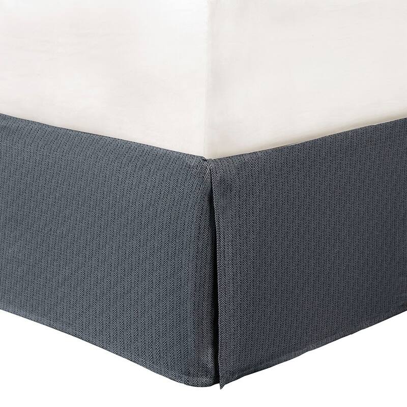 GDF Studio - Herringbone 7-Piece Comforter Set with Decorative Pillows