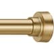 preview thumbnail 23 of 32, Tension Shower Curtain Rod, Adjustable Spring Tension Curtain Rod No Drilling, Non-Slip, Never Rust, Stainless Steel Gold,L:34-96Inch