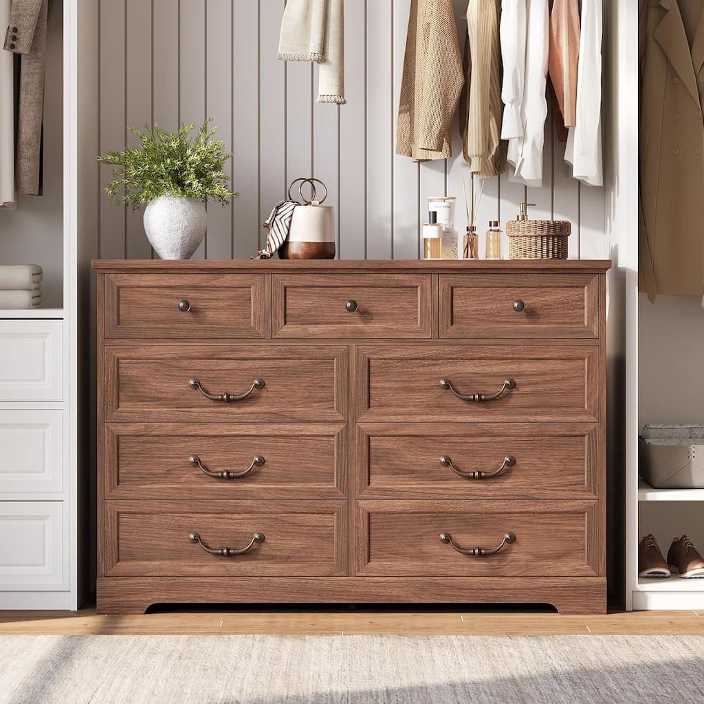 Farmhouse Drawers Dresser for Bedroom Storage Dressers Organizer