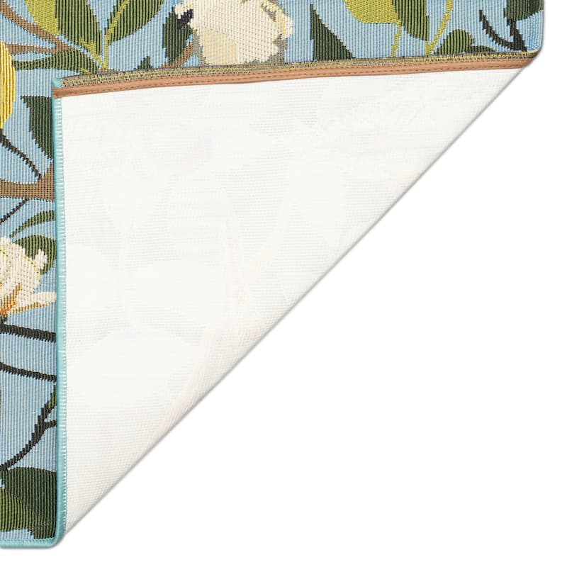Liora Manne Esencia Floral Finches Indoor/Outdoor Mat