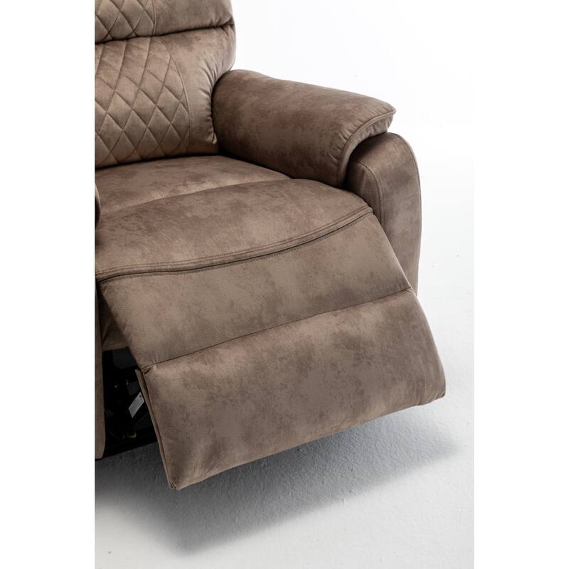 Oversized Electric Lift Recliner with OKIN Motor, Infinite Recline to 180°, Extra-Wide Seat, and Convenient Side Storage