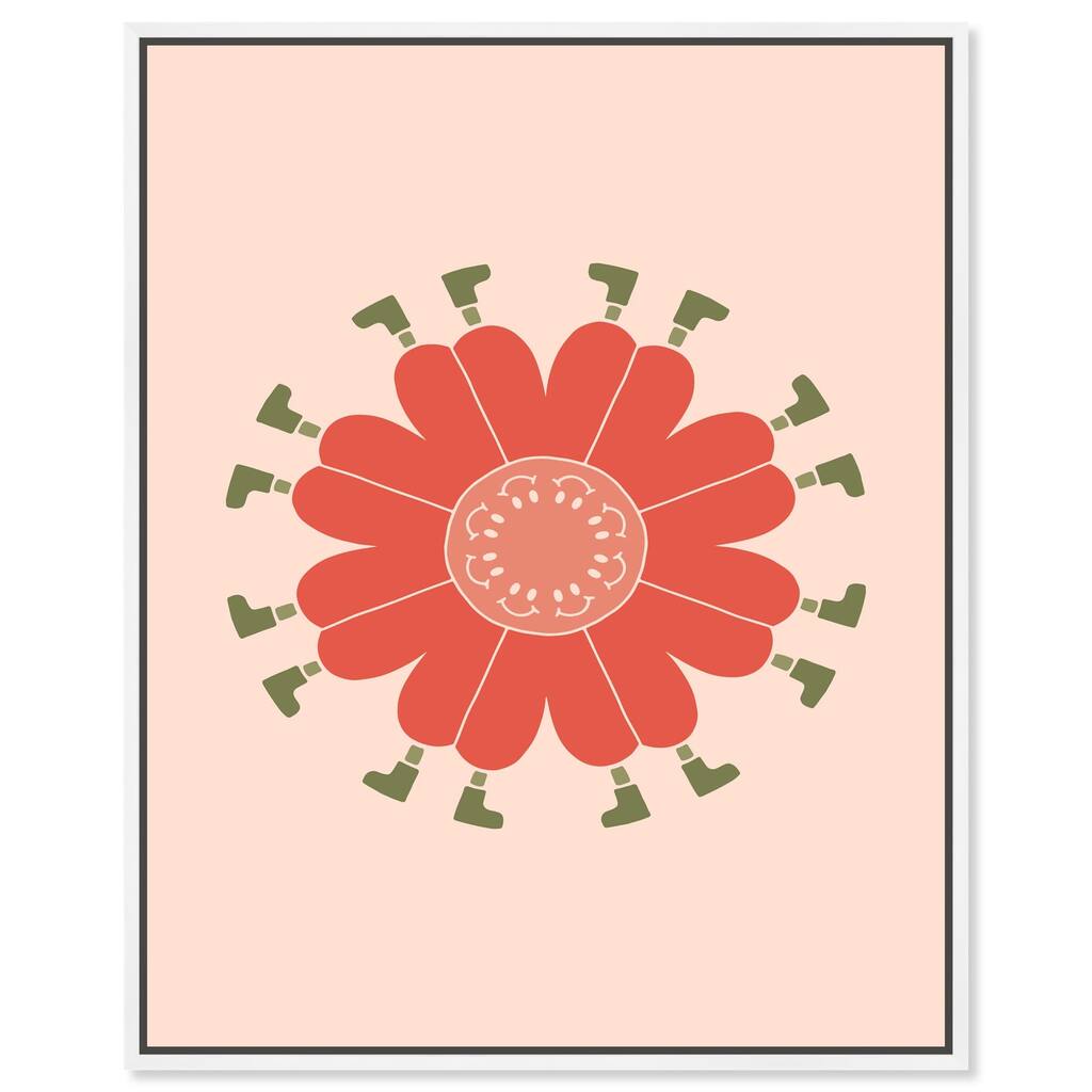 Walk in Floral Canvas by Art Remedy