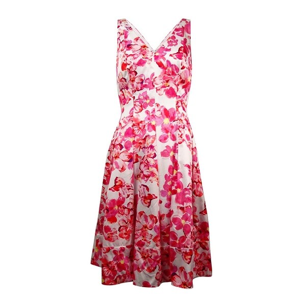 ralph lauren white floral dress