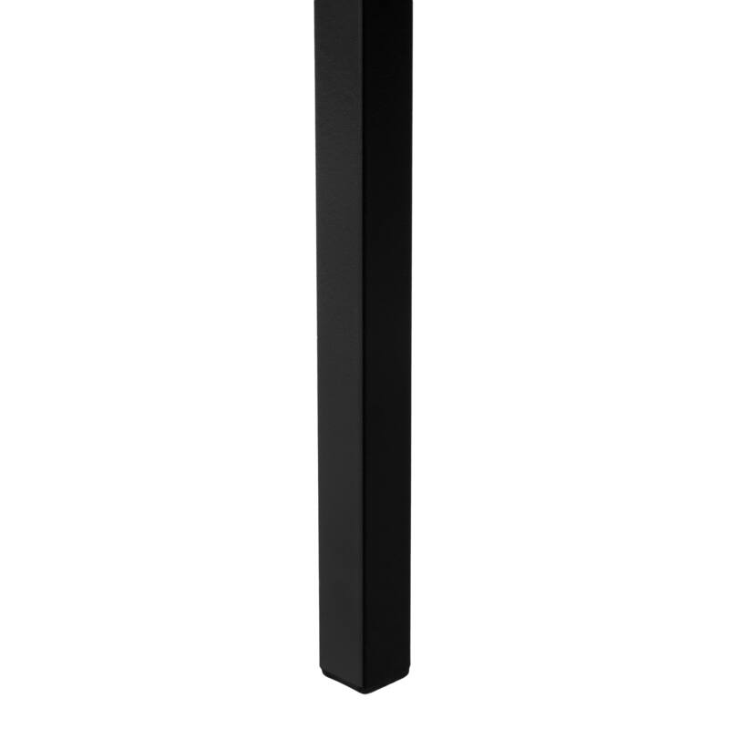 Contemporary 48" TV Stand, Grey Wood-Look Finish with Black Metal Frame, Storage Drawer for Media Devices