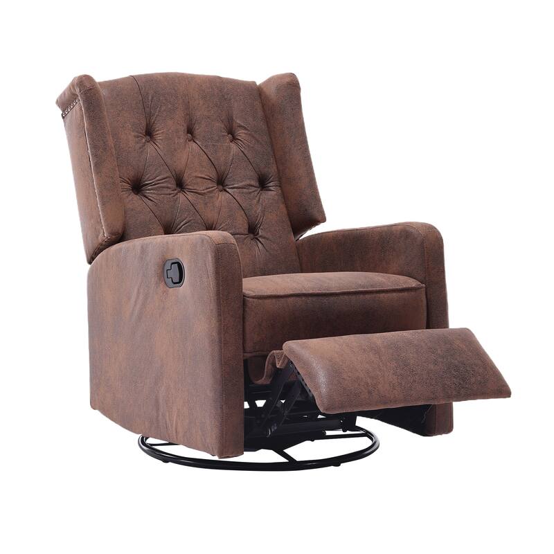 360 Degree Swivel Nursery Rocking Recliner Chair