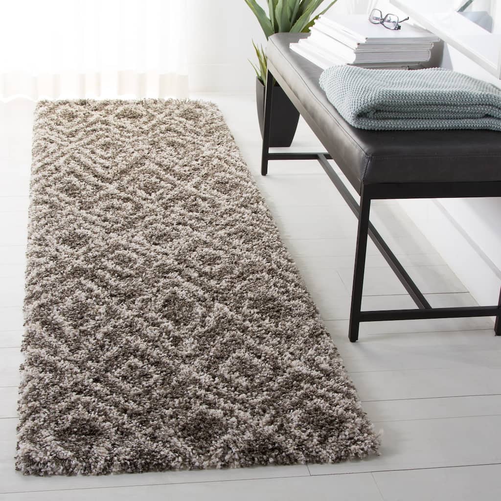 SAFAVIEH Hudson Shag Godelind Moroccan Boho 2-inch Thick Rug
