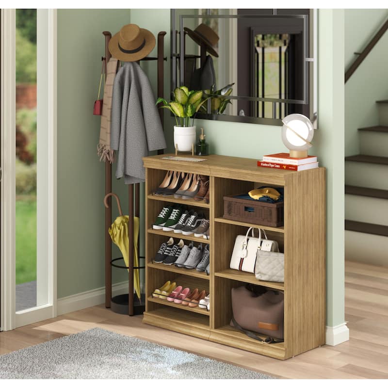 ClosetMaid Modular Storage 21.38-inch W 7-Shelf Wood Closet System with Shoe Storage