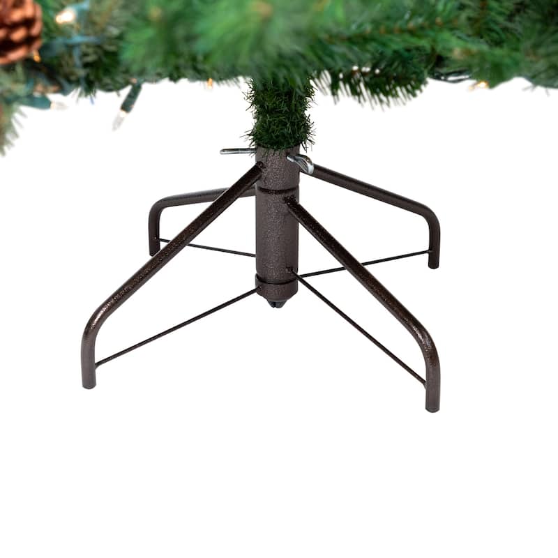 Real Touch™️Pre-Lit Mixed Noble Spruce Artificial Christmas Tree - 7.5' - Clear