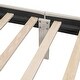 preview thumbnail 12 of 10, Twin Size Upholstered Platform Bed with Linen Headboard and Two Storage Drawers
