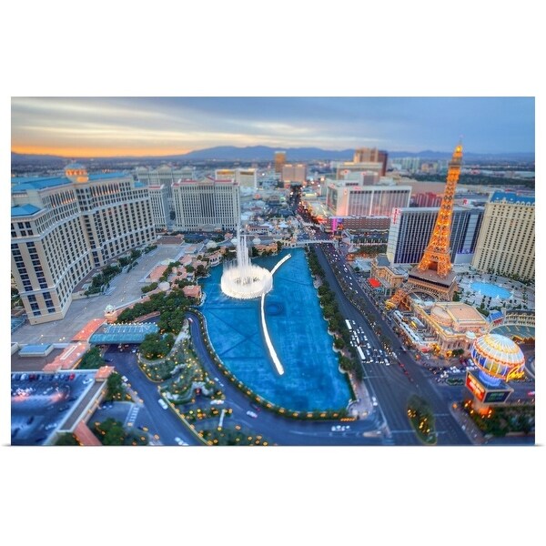 "View of city, Las Vegas, Nevada, USA." Poster Print