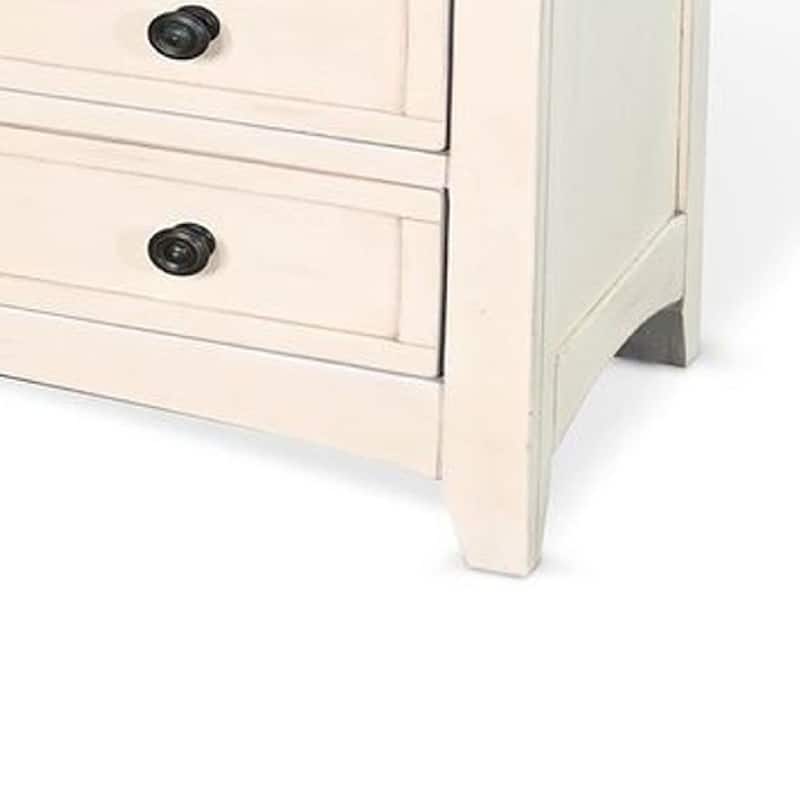 Lesy TV Media Entertainment Console, 82 Inch, 6 Drawers 2 Doors, Cream