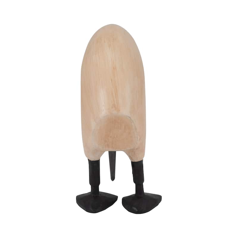 Sagebrook Home Boho Albasia Wood Figurine Set of 2