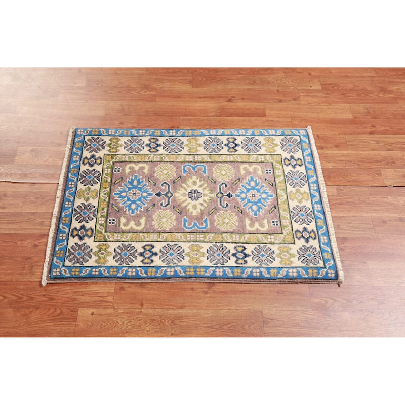 Kazak Oriental Foyer Rug Handmade Wool Carpet - 2'0"x 3'0"