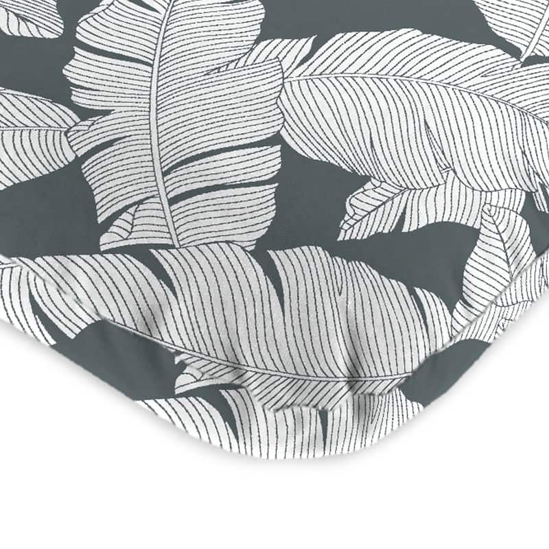 22" x 45" Outdoor Chair Cushion with Ties and Loop - 45'' L x 22'' W x 5'' H