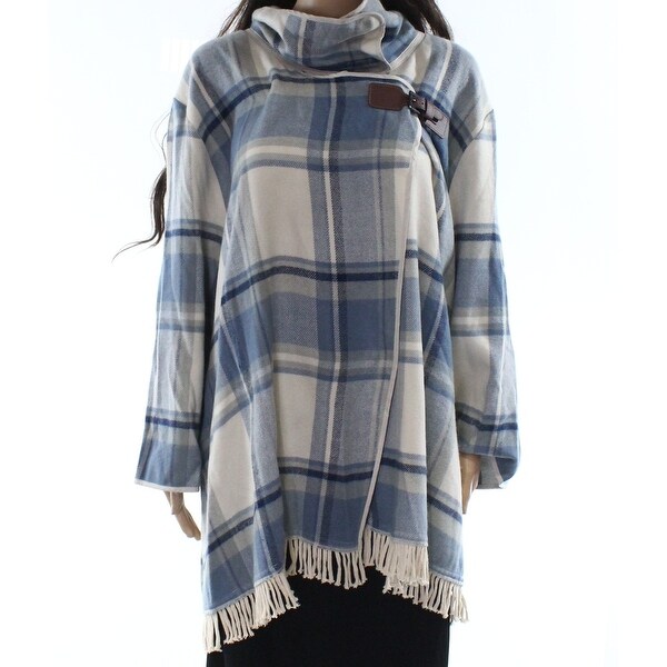 plaid wrap sweater