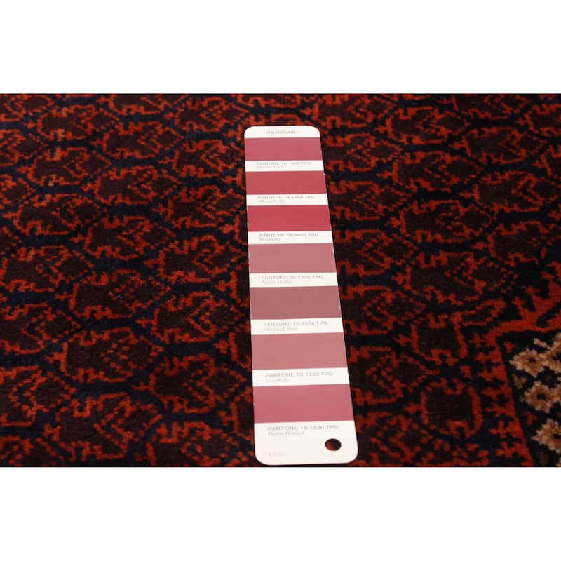 Teimani Burgundy Rug 3'0" x 4'11" - 3'0 x 4'11
