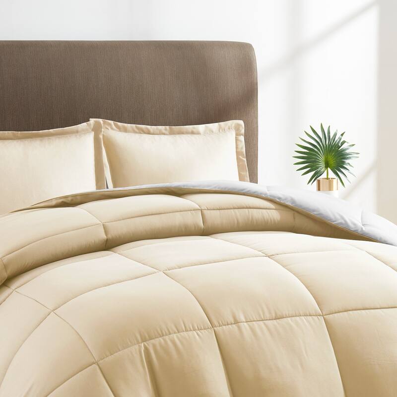 Nestl All Season Down Alternative Reversible Comforter Set
