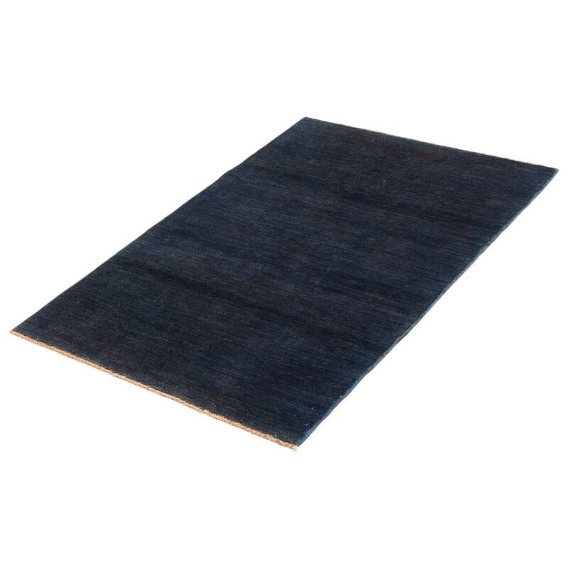 Pak Finest Gabbeh Navy Rug 3'11" x 6'1" - 3'11 x 6'1