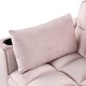 preview thumbnail 41 of 39, 55" Multi-functional Velvet Sofa Bed with Cup Holder and USB Port for Living Room