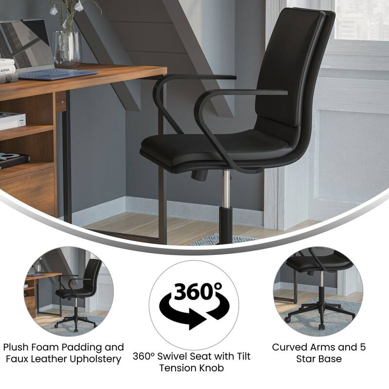 Designer Executive Swivel Office Chair with Arms