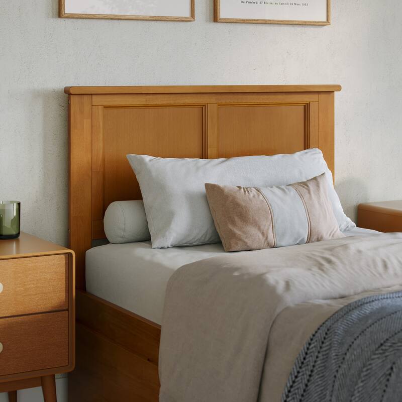 AFI Madison Platform Bed with Matching Footboard & Trundle