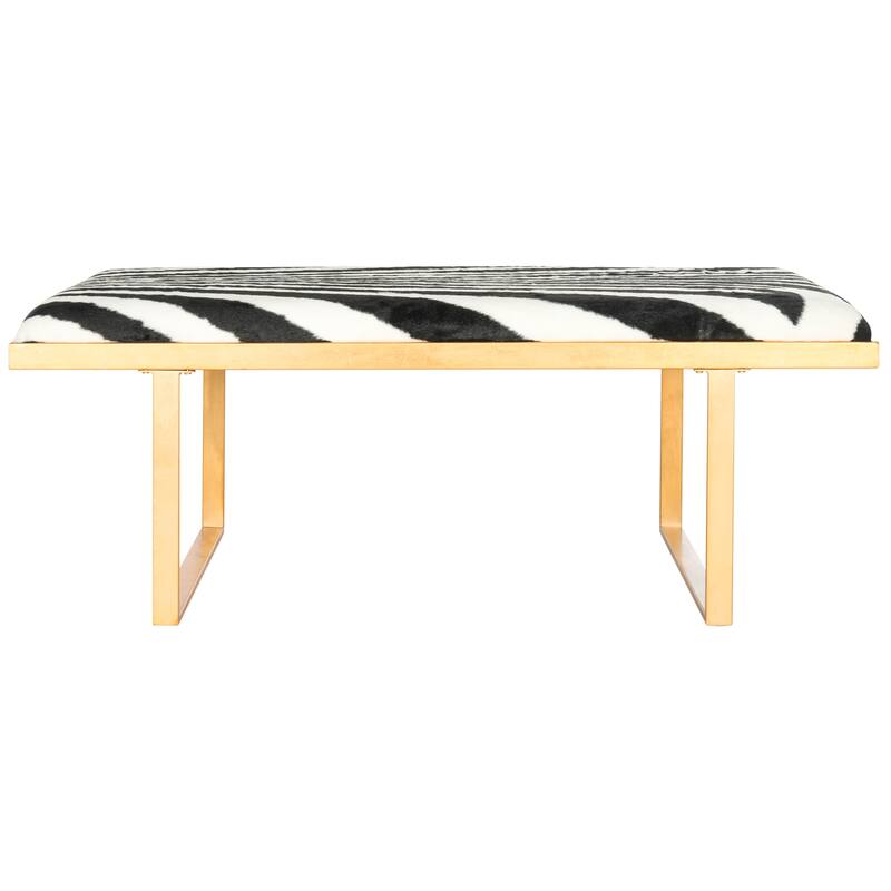 SAFAVIEH Pam Loft Coffee Table - 48" x 28" x 18" - 48Wx28Dx18H - Zebra