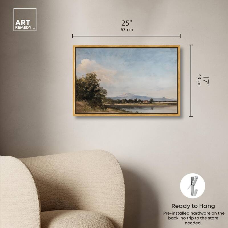 Hilltop Tower View III Canvas by Art Remedy