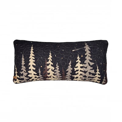 Donna Sharp Moonlit Cabin Rectangle Decorative Pillow