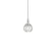 Option Polished Nickel / Clear Basketweave