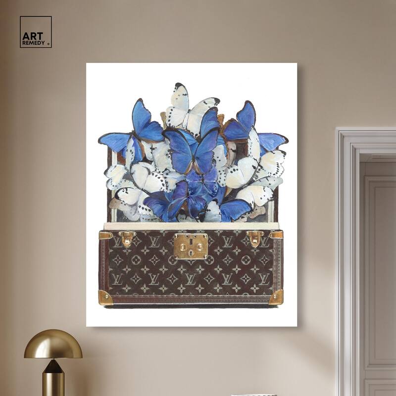 Luxurious Butterflies Canvas by Art Remedy, Gallery Wrapped