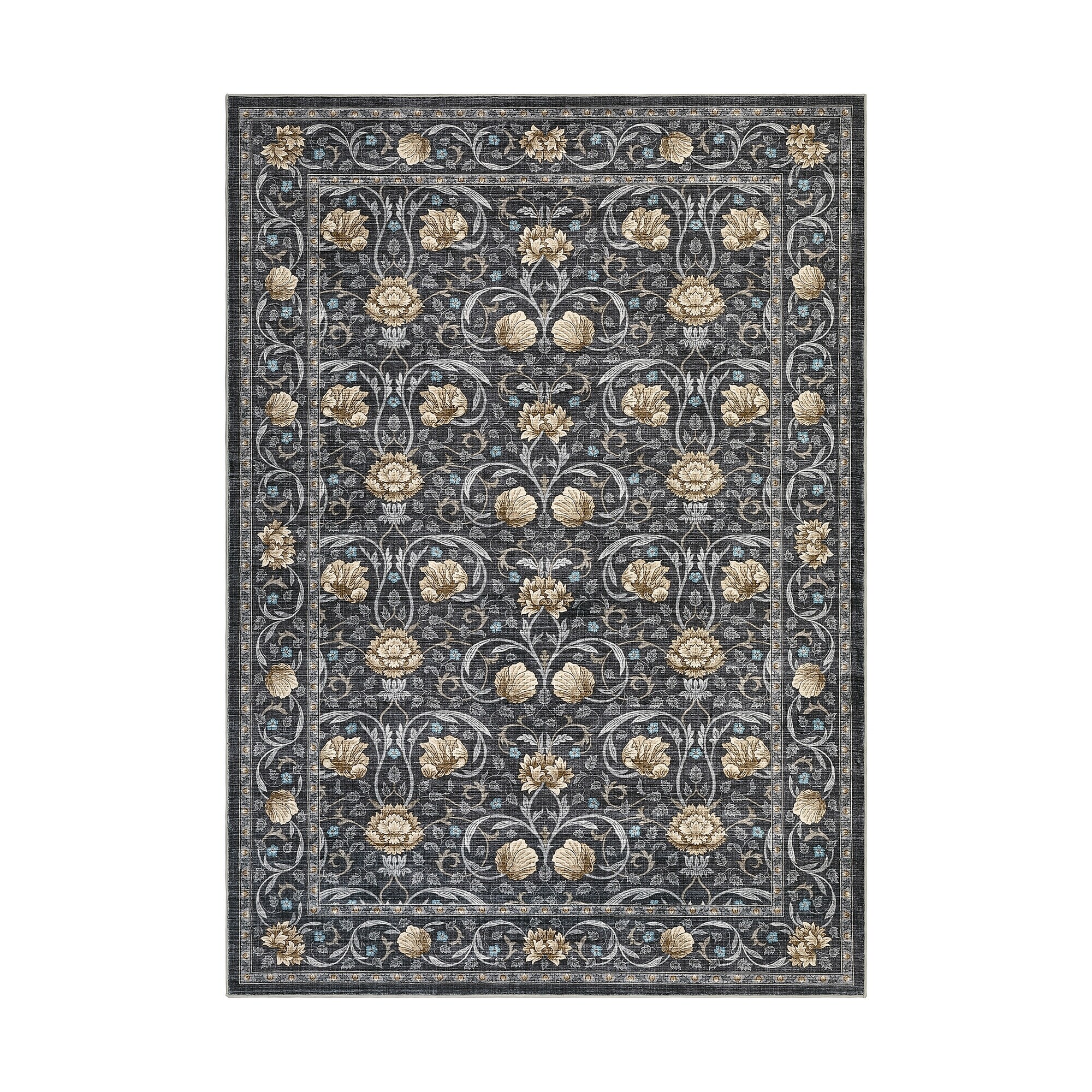 Garvee William Morris Style Floral Area Rug - Overstock - 43897389