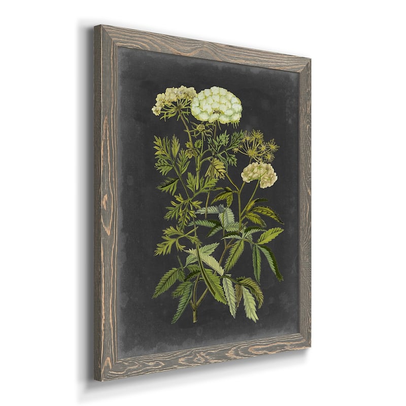 Bookplate Floral I Premium Framed Canvas - Ready to Hang - Multi-Color