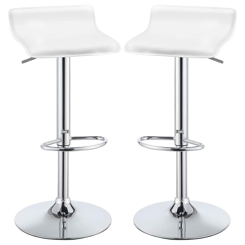Bidwell Upholstered Adjustable Bar Stool (Set of 2)
