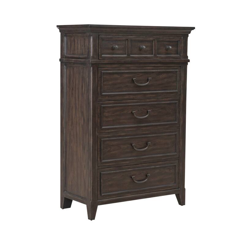 Liberty Furniture Paradise Valley Queen Panel Bed, Dresser & Mirror, Chest, Night Stand