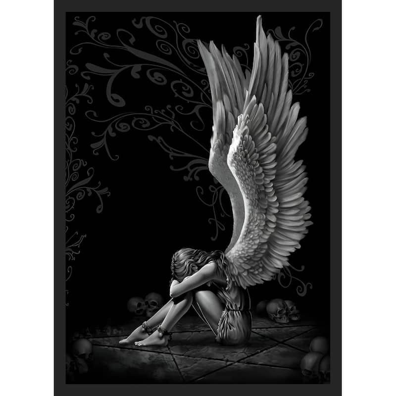 Spiral - Enslaved Angel Framed Art Poster - 24 x 36 Inch